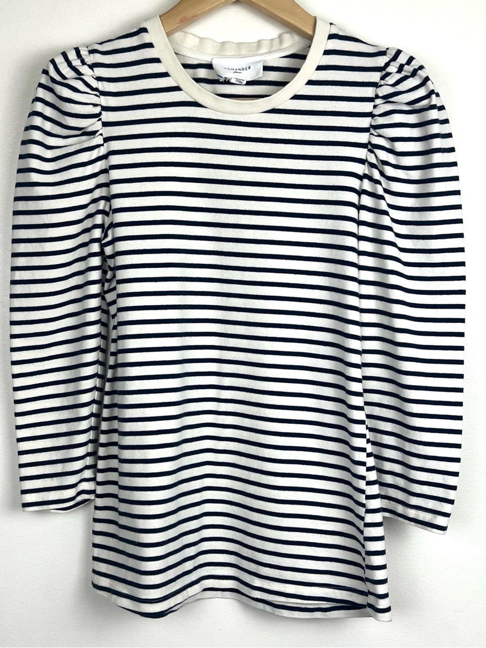 Tuckernuck Pomander Place Navy Striped Vesty Long Sleeve Crewneck - Picture 11 of 12